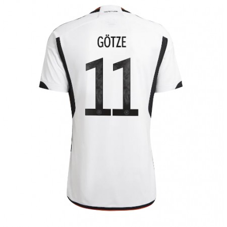 Jalkapallo Pelipaidat/Peliasut Saksa Mario Gotze 11 Kotipelipaita Mm-Kisat 2022